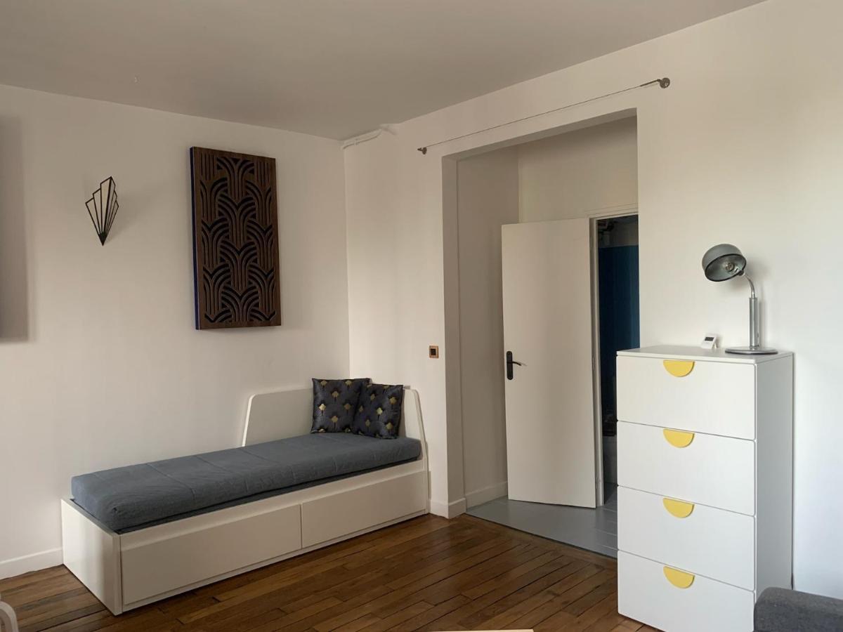 Studio Perfect For 2 Adults And 1 Kid, And Up To 2 Kids - Jourdain 20E, 25Mn To Louvre Via Line M11 巴黎 外观 照片