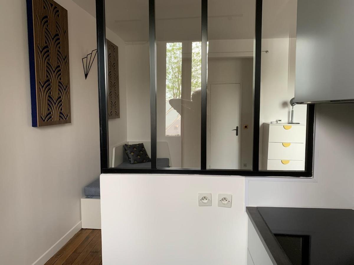 Studio Perfect For 2 Adults And 1 Kid, And Up To 2 Kids - Jourdain 20E, 25Mn To Louvre Via Line M11 巴黎 外观 照片
